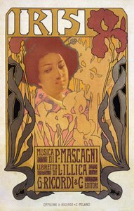 Iris, plakat do opery Pietro Mascagni