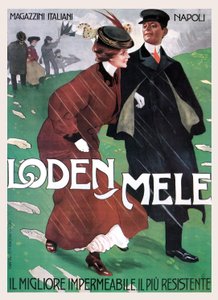 Odzież przeciwdeszczowa z Mele autorstwa Leopoldo Metlicovitz