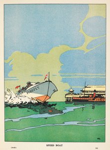 Speed boat autorstwa Leslie Carr