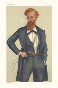 James Ludovic Lindsay (Lord Lindsay) poseł - portret stojący