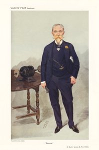 Sir David Lionel Goldsmid-Stern-Salomons - portret stojący
