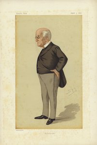 James Manby Gully, MD, Hydropathy, Vanity Fair Cartoon (kolor litograficzny) autorstwa Leslie Matthew Ward