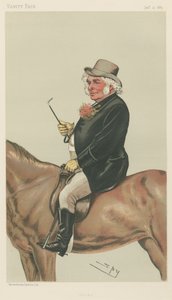 Vanity Fair: Sport, Różne: Jeźdźcy sportowi; „Zegary”, Sir John Bennett, 13 stycznia 1883