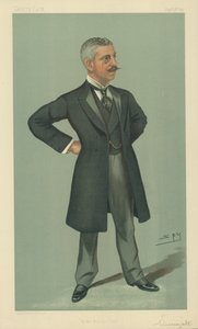 Pułkownik Francis Reginald Wingate, W obozie Madhi, 9 września 1897, rysunek Vanity Fair autorstwa Leslie Matthew Ward