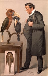 Edwin Ray Lankester, brytyjski zoolog, 1905 autorstwa Leslie Matthew Ward