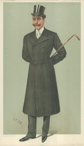 HSH Książę Teck, Frank, 17 lipca 1902 r., komiks Vanity Fair autorstwa Leslie Matthew Ward