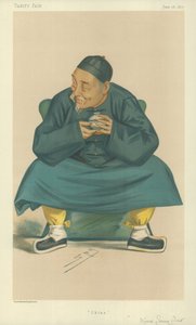 Jego Ekscelencja Kuo Sun Tao, Chiny, 16 czerwca 1877, komiks Vanity Fair autorstwa Leslie Matthew Ward