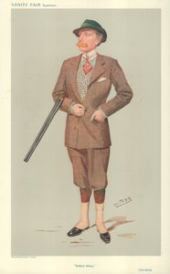 Lord John Savile, Opactwo Rufford, 15 kwietnia 1908, rysunek Vanity Fair autorstwa Leslie Matthew Ward