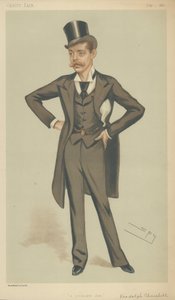 Lord Randolph Churchill autorstwa Leslie Matthew Ward