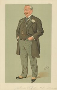 Pan Albert George Sandeman, Bank of England, 12 września 1895, rysunek Vanity Fair autorstwa Leslie Matthew Ward