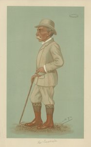 Pan Alfred Austin autorstwa Leslie Matthew Ward