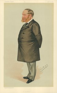 Pan Charles Henry Wilson, Squatter, 24 stycznia 1885, rysunek Vanity Fair (kolor litograficzny) autorstwa Leslie Matthew Ward