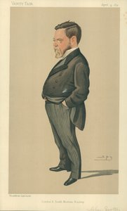 Pan Charles Scotter, London and Souther Western Railway, 4 kwietnia 1891, komiks Vanity Fair autorstwa Leslie Matthew Ward