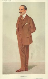 Pan Douglas Vickers, Brightside DV, 30 grudnia 1909 r., komiks Vanity Fair autorstwa Leslie Matthew Ward