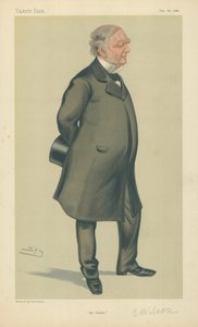 Pan Erasmus Wilson, Obelisk, 18 grudnia 1880, komiks Vanity Fair autorstwa Leslie Matthew Ward
