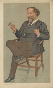 Pan J. Comyns Carr autorstwa Leslie Matthew Ward