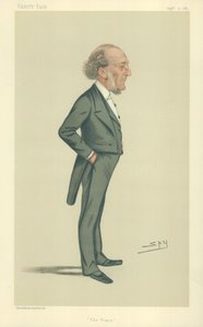 Pan John Walter, The Times, 10 września 1881 r., komiks Vanity Fair autorstwa Leslie Matthew Ward