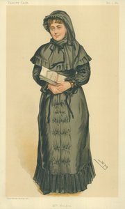Pani Georgina Weldon, Pani Weldon, 3 maja 1884, komiks Vanity Fair autorstwa Leslie Matthew Ward