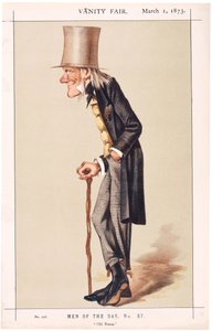 Profesor Sir Richard Owen, FRS, KCB, przyrodnik, 1873 autorstwa Leslie Matthew Ward