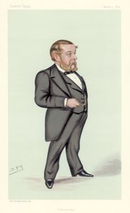 Richard Anthony Proctor, angielski astronom, matematyk i pisarz popularnonaukowy, 1883 autorstwa Leslie Matthew Ward