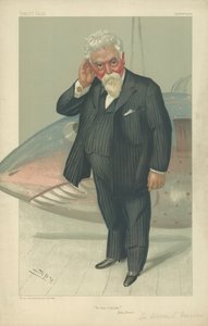 Sir Hiram Stevens Maxim autorstwa Leslie Matthew Ward