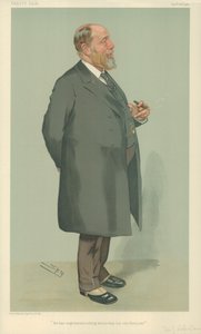 Sir John Wolfe-Barr, nie zaprojektował nic lepszego niż własne fortuny, 26 stycznia 1905, komiks Vanity Fair autorstwa Leslie Matthew Ward
