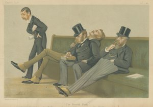 Spencer-Churchill, Balfour, Drummond-Wolff i Gorst autorstwa Leslie Matthew Ward