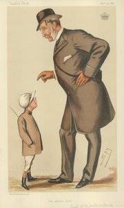 Hrabia Westmoreland, sympatyczny hrabia, 10 listopada 1883, komiks Vanity Fair autorstwa Leslie Matthew Ward
