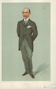 Hrabia Yarborough, Brocklesby, 2 stycznia 1896, komiks Vanity Fair autorstwa Leslie Matthew Ward
