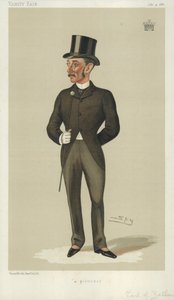 Hrabia Zetlandu, dżentelmen, 31 lipca 1886, komiks Vanity Fair autorstwa Leslie Matthew Ward