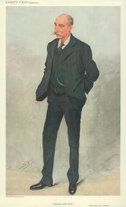 The Hon Robert Garnett Tatlow, Glasgow, 16 czerwca 1909 r., komiks Vanity Fair autorstwa Leslie Matthew Ward