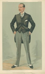 Hon W F D Smith, szef największego wydawnictwa w chrześcijaństwie, 8 grudnia 1904, komiks Vanity Fair autorstwa Leslie Matthew Ward