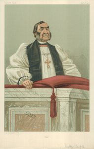 Świątynia wielebnego Fredericka, Arcybiskup Canterbury, Just, 11 września 1902, komiks Vanity Fair autorstwa Leslie Matthew Ward