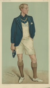 W E Crum, prezes Oxford University Boat Club autorstwa Leslie Matthew Ward