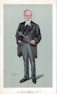William Crookes, brytyjski fizyk i chemik, 1903 autorstwa Leslie Matthew Ward