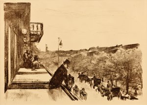 Taras kawowy na Unter den Linden autorstwa Lesser Ury