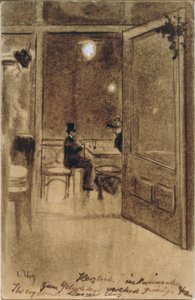 Saal Café Bauer autorstwa Lesser Ury