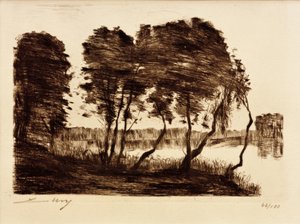 Schlachtensee I autorstwa Lesser Ury