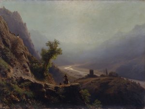 W górach Kaukazu, 1879
