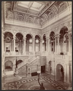 Biblioteka Kongresu: Grand Stair Hall autorstwa Levin C. Hardy