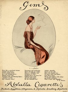 Papierosy Abdulli, lata 20. autorstwa Lewis Baumer