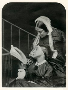Christina Rossetti i jej matka Frances Rossetti, 1863, 1948.