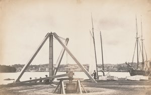 Budowa akweduktu w Waszyngtonie autorstwa Lewis Emory Walker