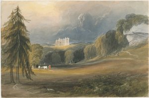 Wootton Lodge: malarstwo akwarela i [c 1830-1840]