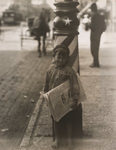 Mała golarka, Indianapolis autorstwa Lewis Wickes Hine
