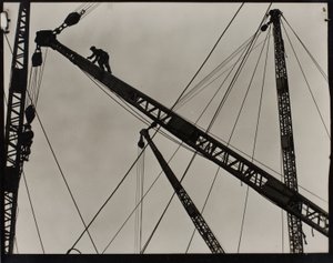 Derrick Worker na Empire State Building autorstwa Lewis Wickes Hine