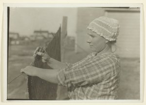 Żona słowiańskiego górnika, New Dubois, Pensylwania autorstwa Lewis Wickes Hine