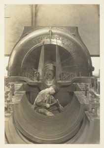 The Turbine, Power-House, Nowy Jork autorstwa Lewis Wickes Hine