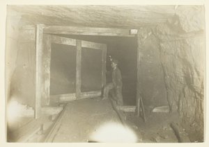 Młody traper w kopalni węgla w Zachodniej Wirginii) autorstwa Lewis Wickes Hine