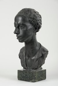 Popiersie Donny Marii Chiapelli, c.1932 (brąz) (patrz także 440294 i 440296) autorstwa Libero Andreotti